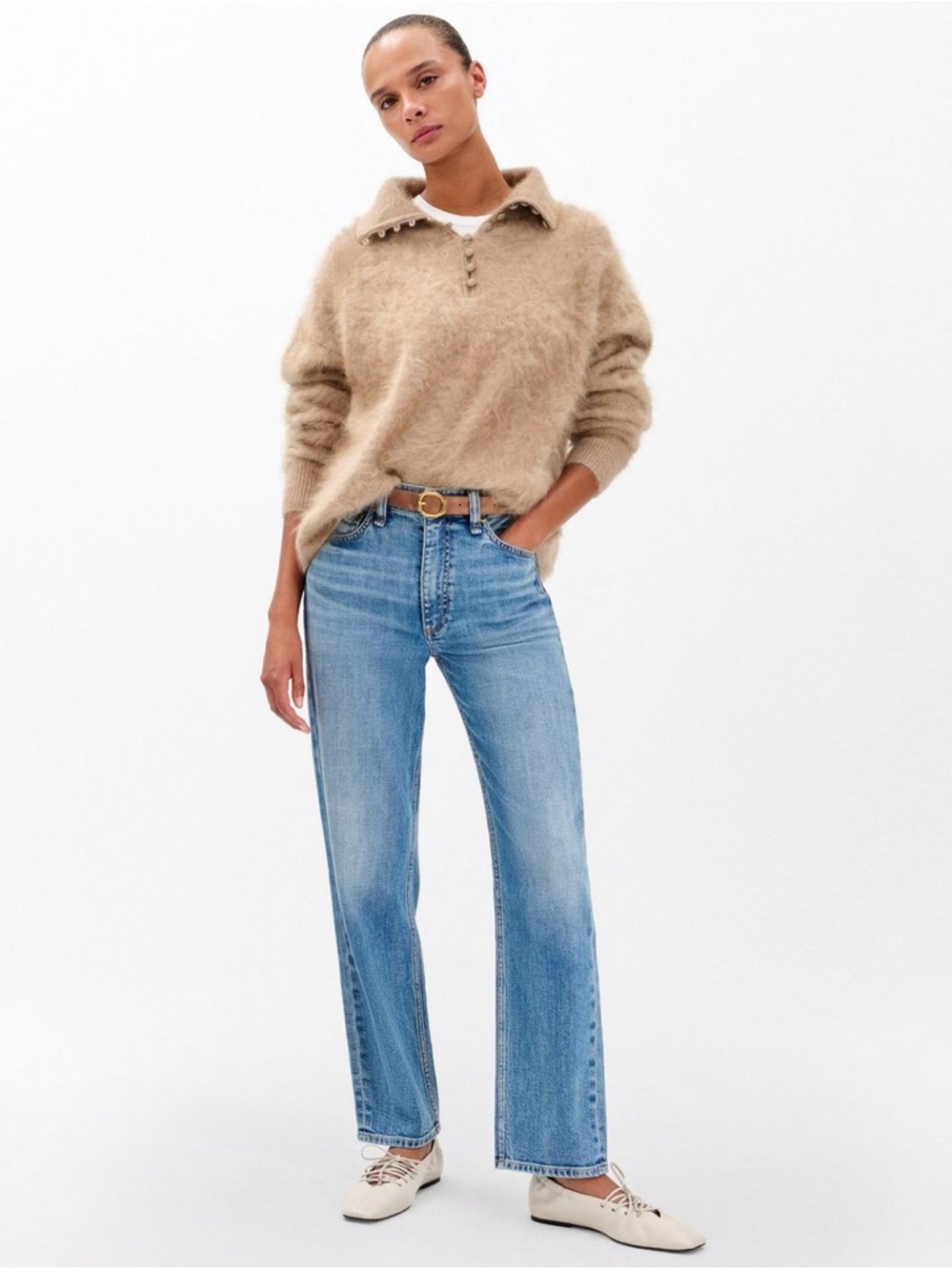 rag & bone Harlow Ankle Straight Jeans